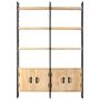 Voir la diapositive 2 : VIDAXL Bibliotheque a 4 niveaux 124x30x180 cm Bois de manguier massif
