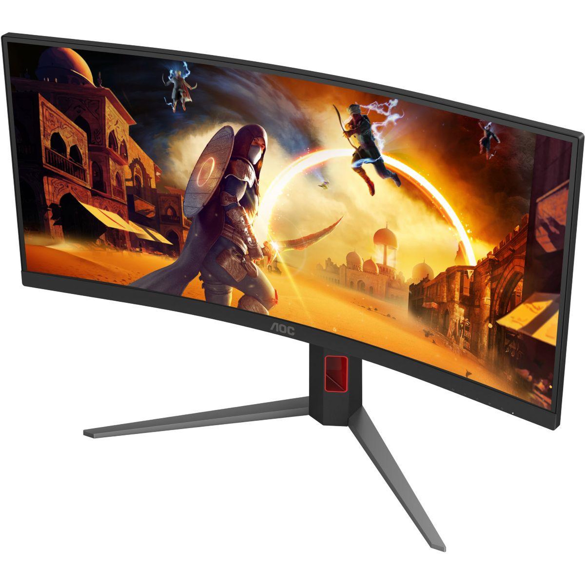 Voir la diapositive 3 : AOC Ecran pc gamer cu34g4z 34  incurvé 1500r uwqhd 240hz fast va hdr 400 adaptive-sync