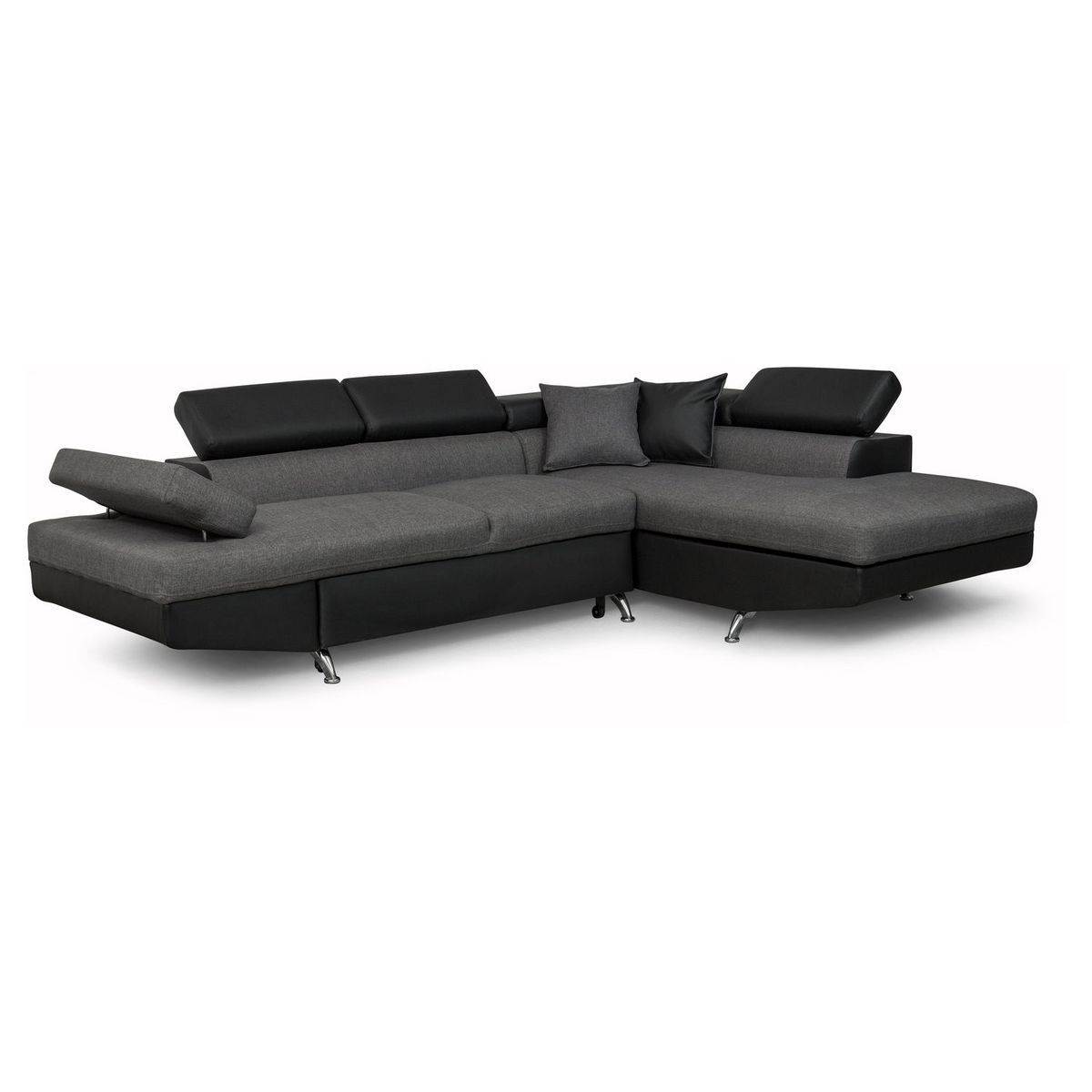 Canapé d'angle droit 4 à 5 places convertible  CHICAGO