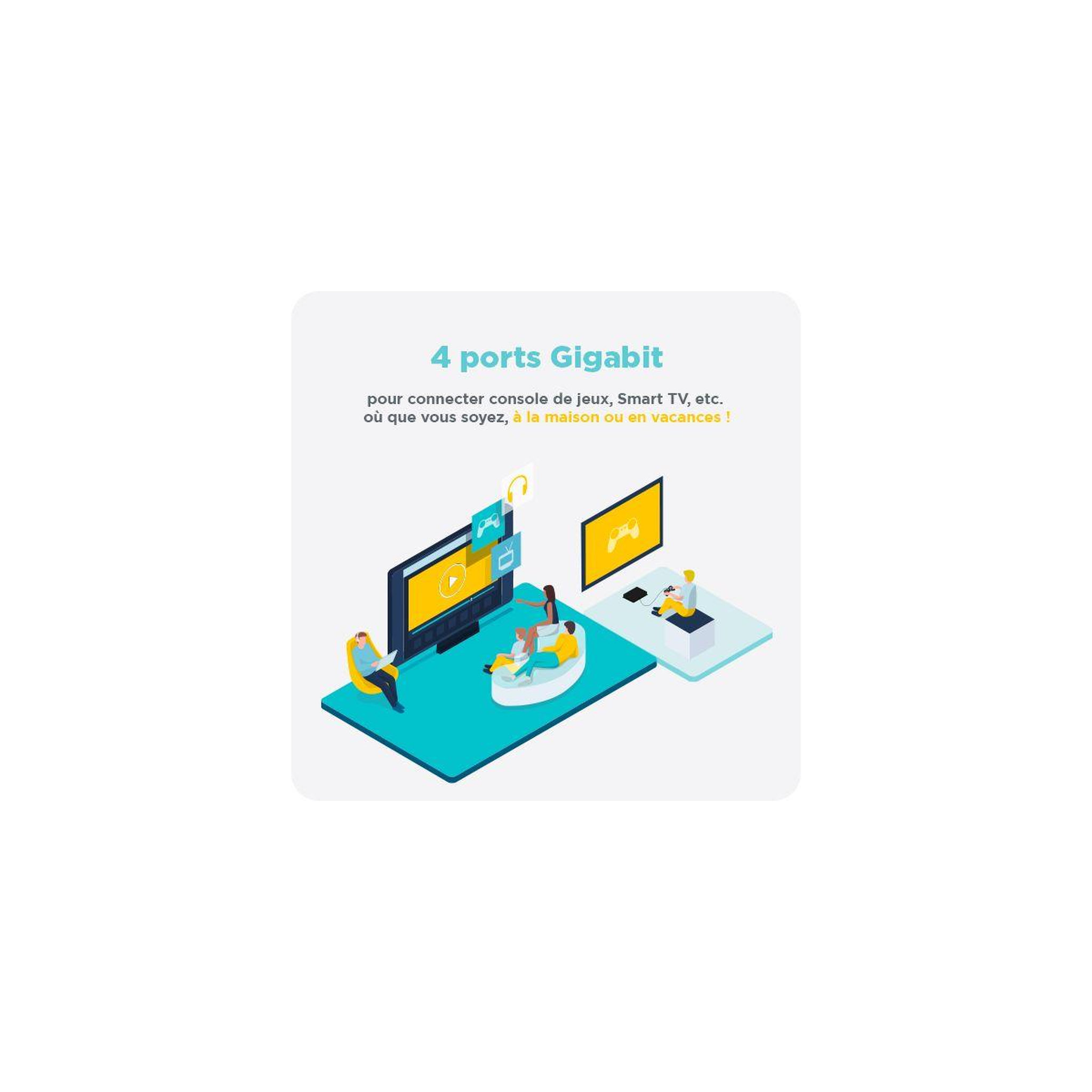 Voir la diapositive 5 : TP-LINK Routeur wifi archer mr600 4g+ cat.6 wifi 5 (ac1200)