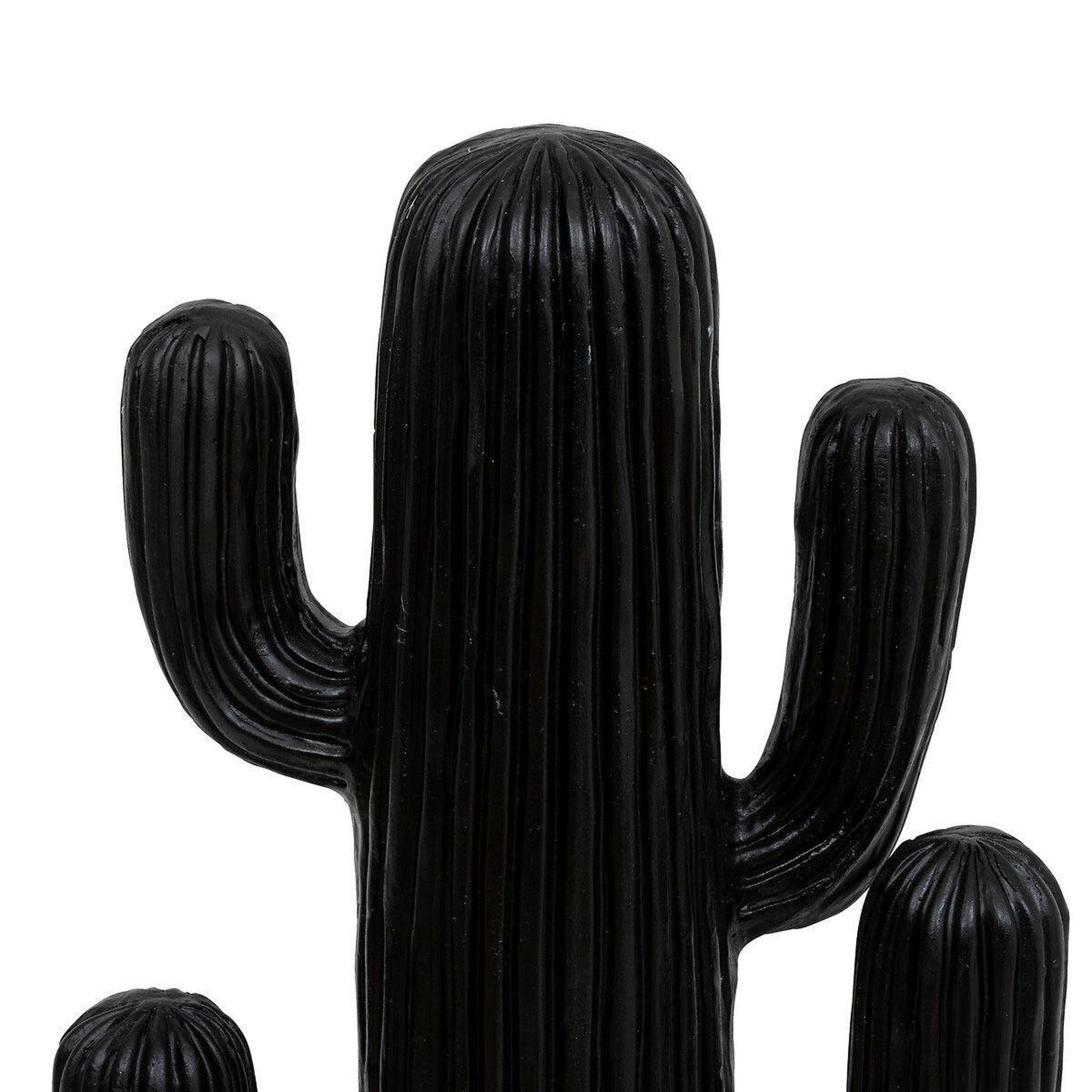 Voir la diapositive 2 : ATMOSPHERA Cactus déco 4 branches  rodrigo  57cm noir