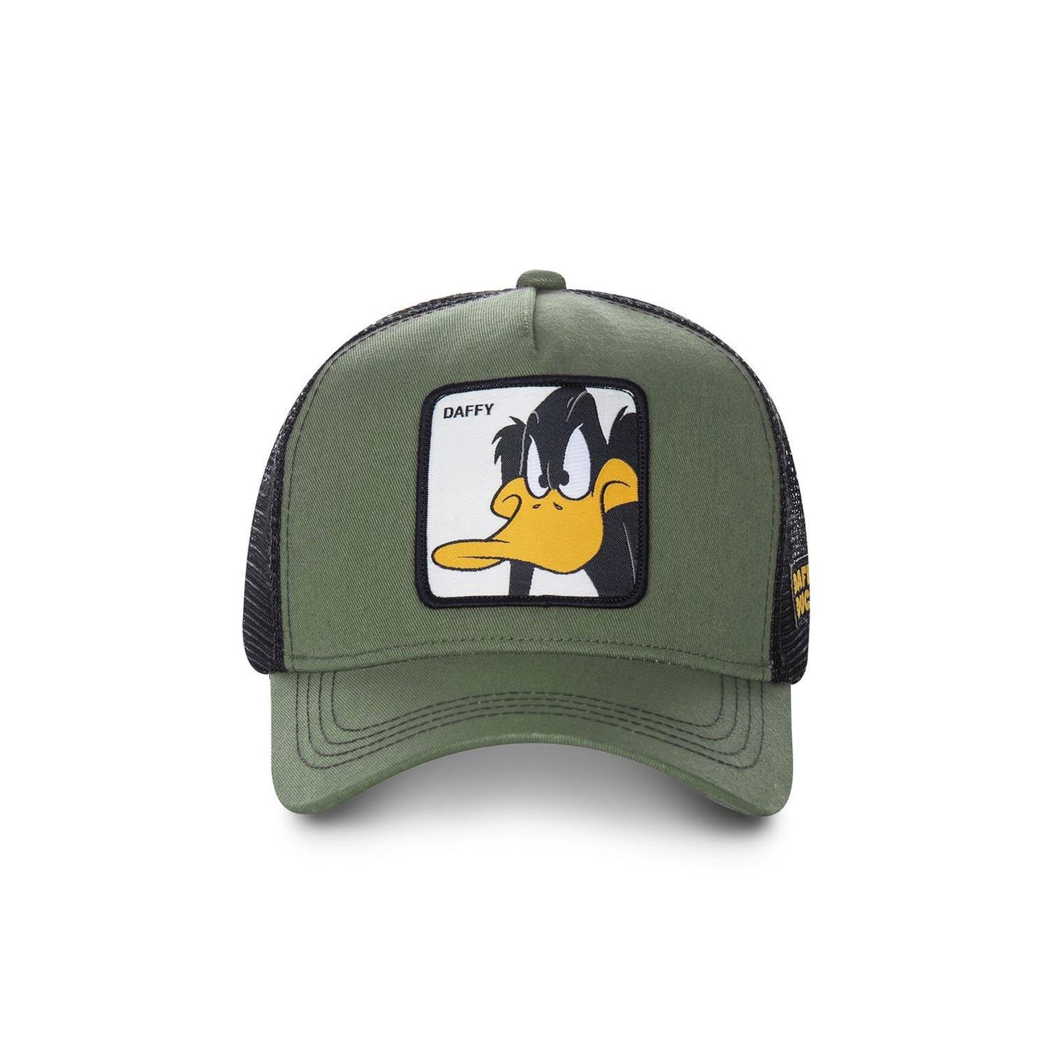 Voir la diapositive 2 : CAPSLAB Casquette Capslab Looney Tunes Daffy Vert Kaki