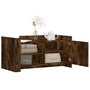 Voir la diapositive 3 : VIDAXL Table basse chene fume 100x50x50 cm bois d'ingenierie