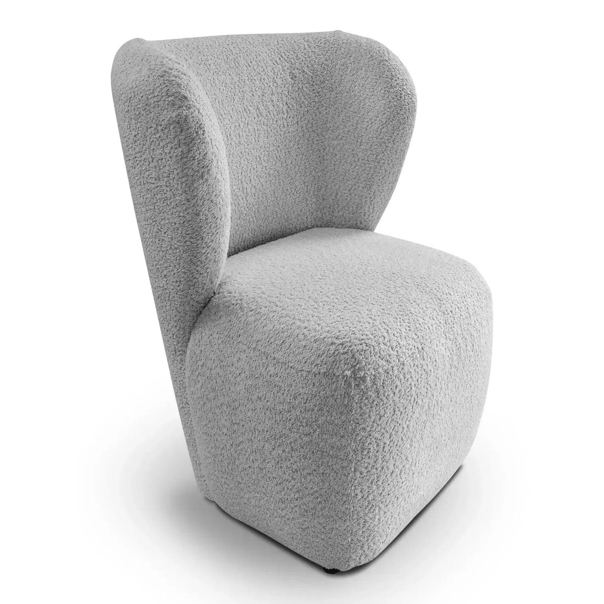 Voir la diapositive 4 : CASANOVA PARIS Capri - fauteuil tissu bouclette