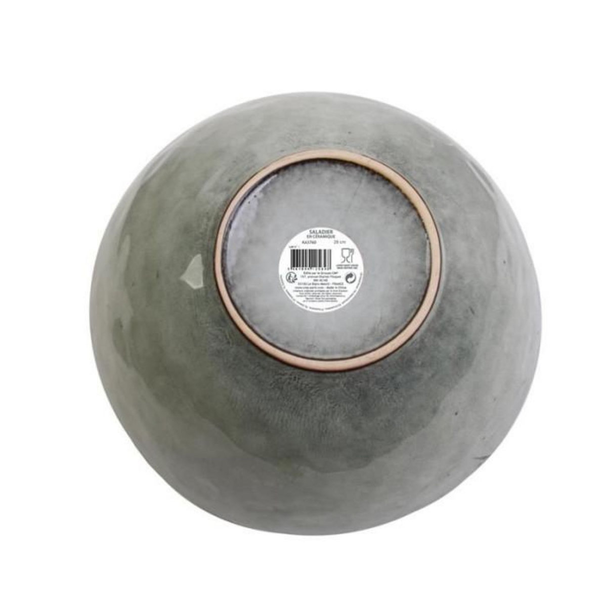 Paris Prix Saladier Design  Au Grès du Temps  28cm Gris