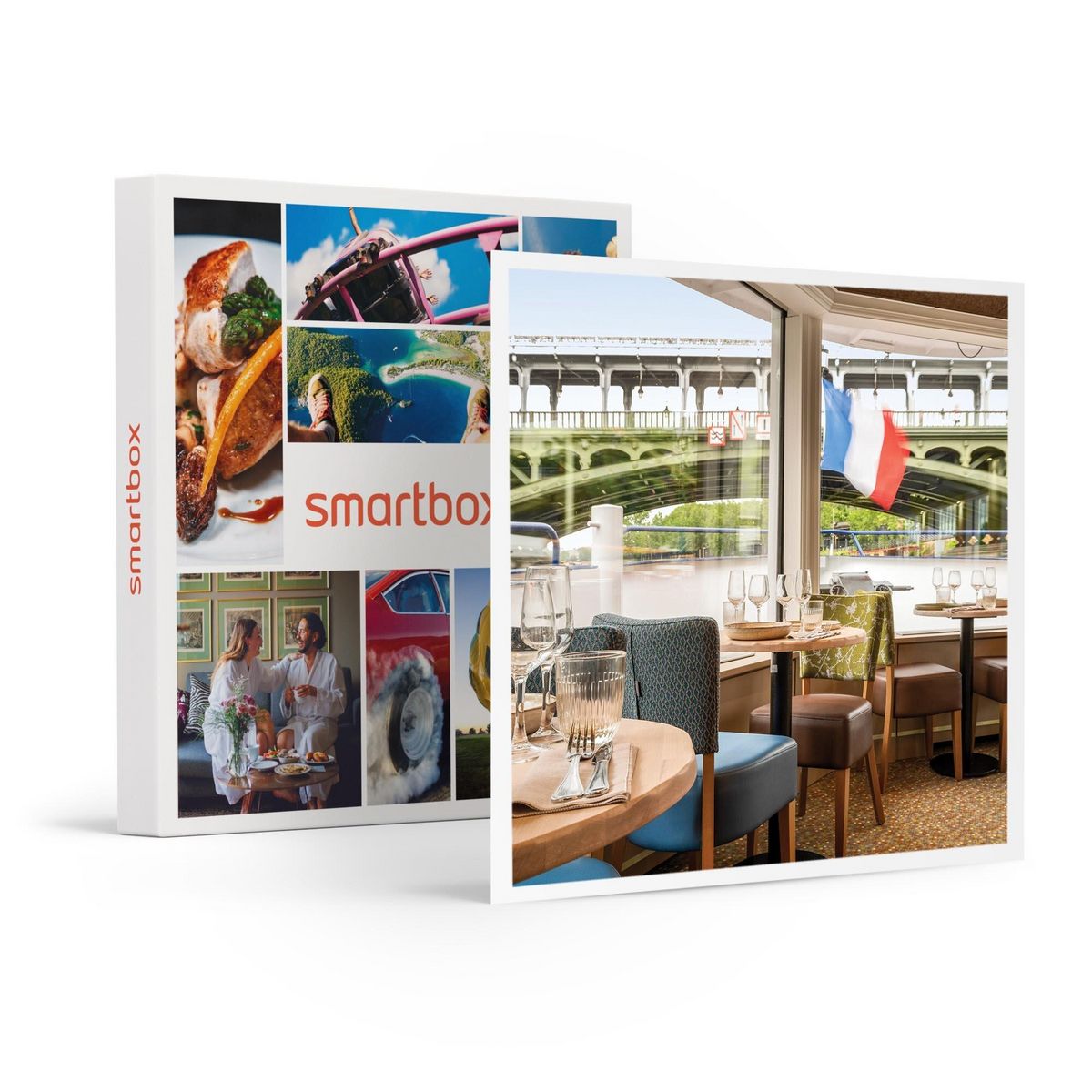 Smartbox 2h de croisière sur la Seine avec dîner à bord du Capitaine Fracasse le vendredi - Coffret Cadeau Gastronomie