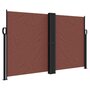 Voir la diapositive 2 : VIDAXL Auvent lateral retractable marron 140x600 cm