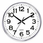 AAAAA Horloge Murale Timemark Argenté 34 x 34 cm