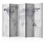 Paris Prix Paravent 5 Volets  Concrete Map  172x225cm
