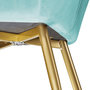 Voir la diapositive 6 : tectake Chaise MARILYN Effet Velours Style Scandinave