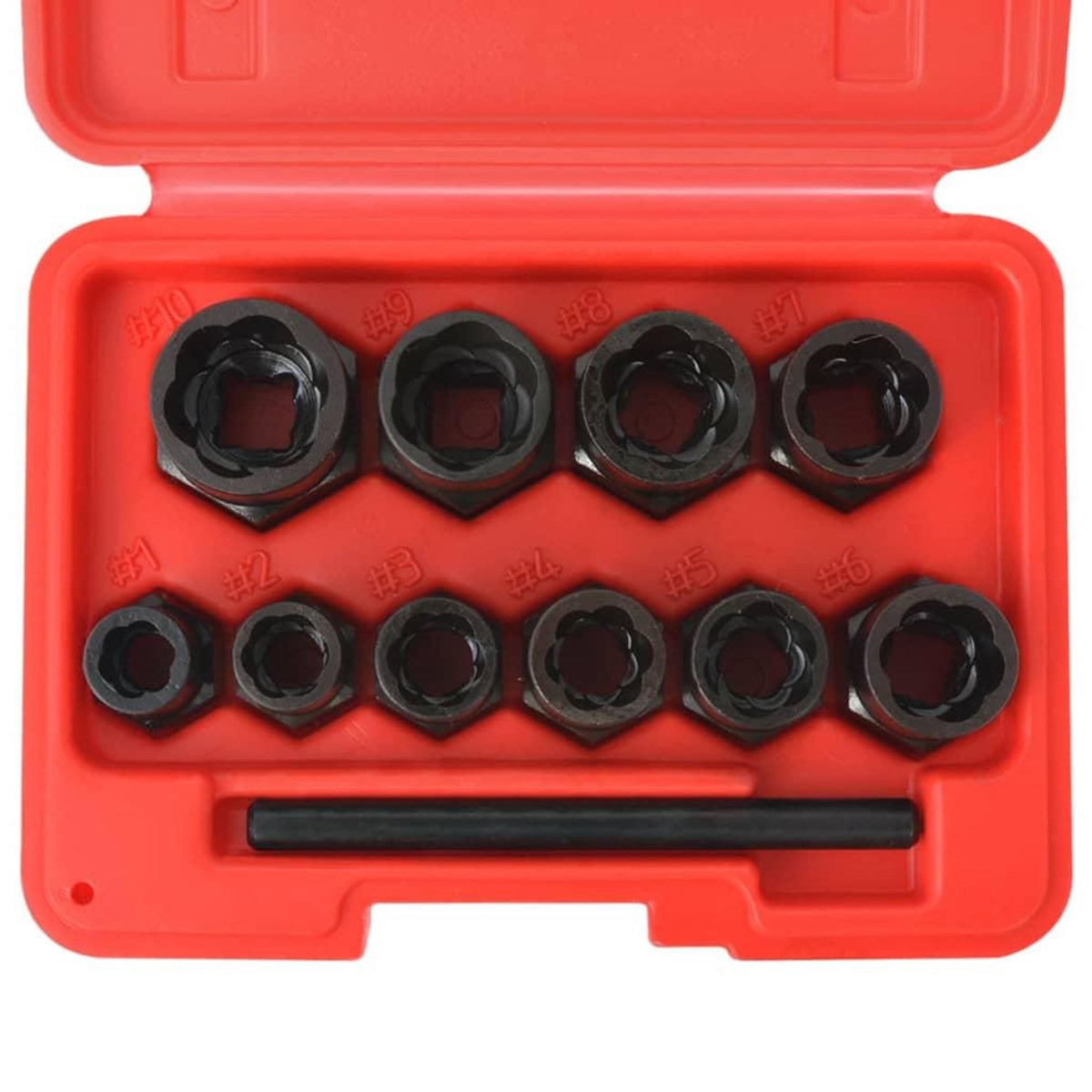 VIDAXL Kit d'extracteur de boulons/d'ecrous endommages Acier 11 pcs