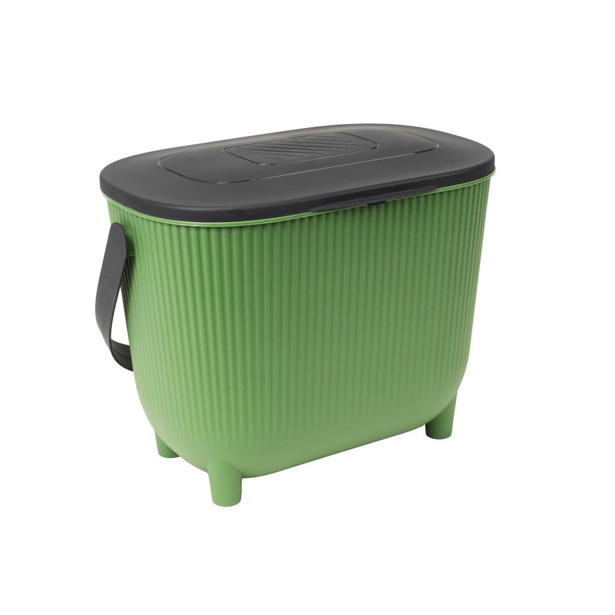 Eda Poubelle à compost 10l vert/gris - 013121 v.ct/g.a