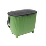 Eda Poubelle à compost 10l vert/gris - 013121 V.CT/G.A