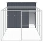 Voir la diapositive 3 : VIDAXL Niche pour chien avec cour anthracite 214x457x181 cm