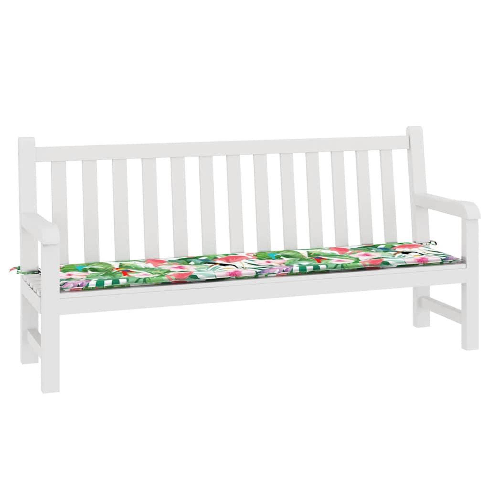 Voir la diapositive 3 : VIDAXL Coussin de banc de jardin multicolore 200x50x3 cm tissu