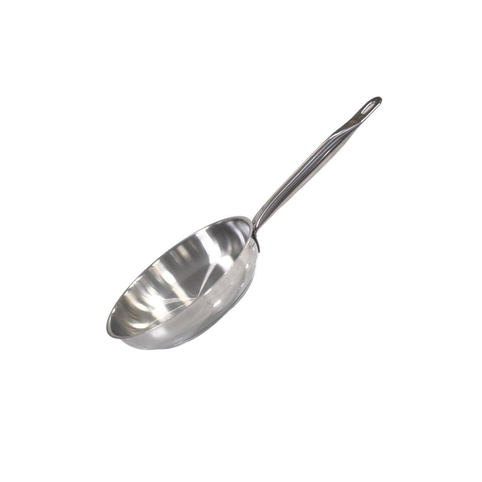 ELO Poêle à frire 24 cm en inox 18/10 sans revêtement de 1,7 litres elo profi therm
