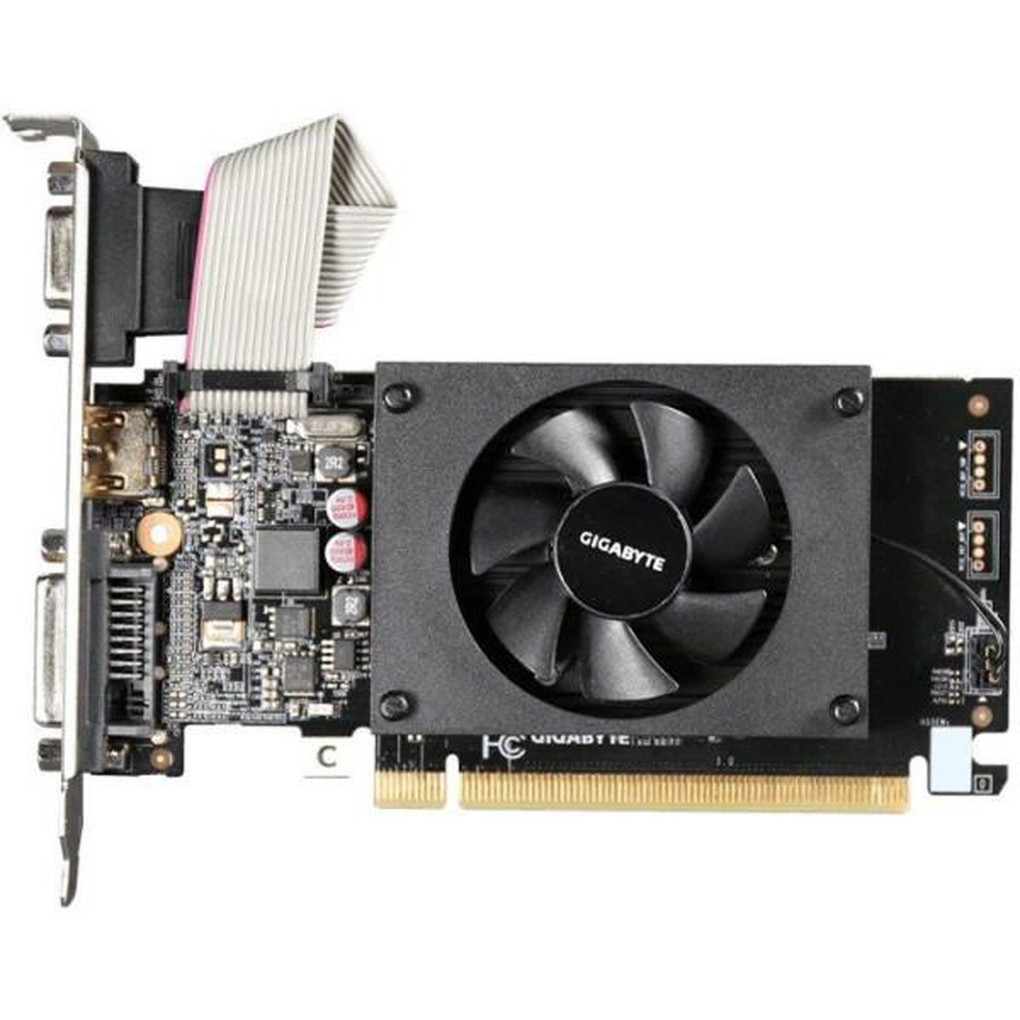 Gigabyte GIGABYTE - GT 710 - Carte graphique - NVIDIA D3 - 2 Go - Série 2GL 2.0
