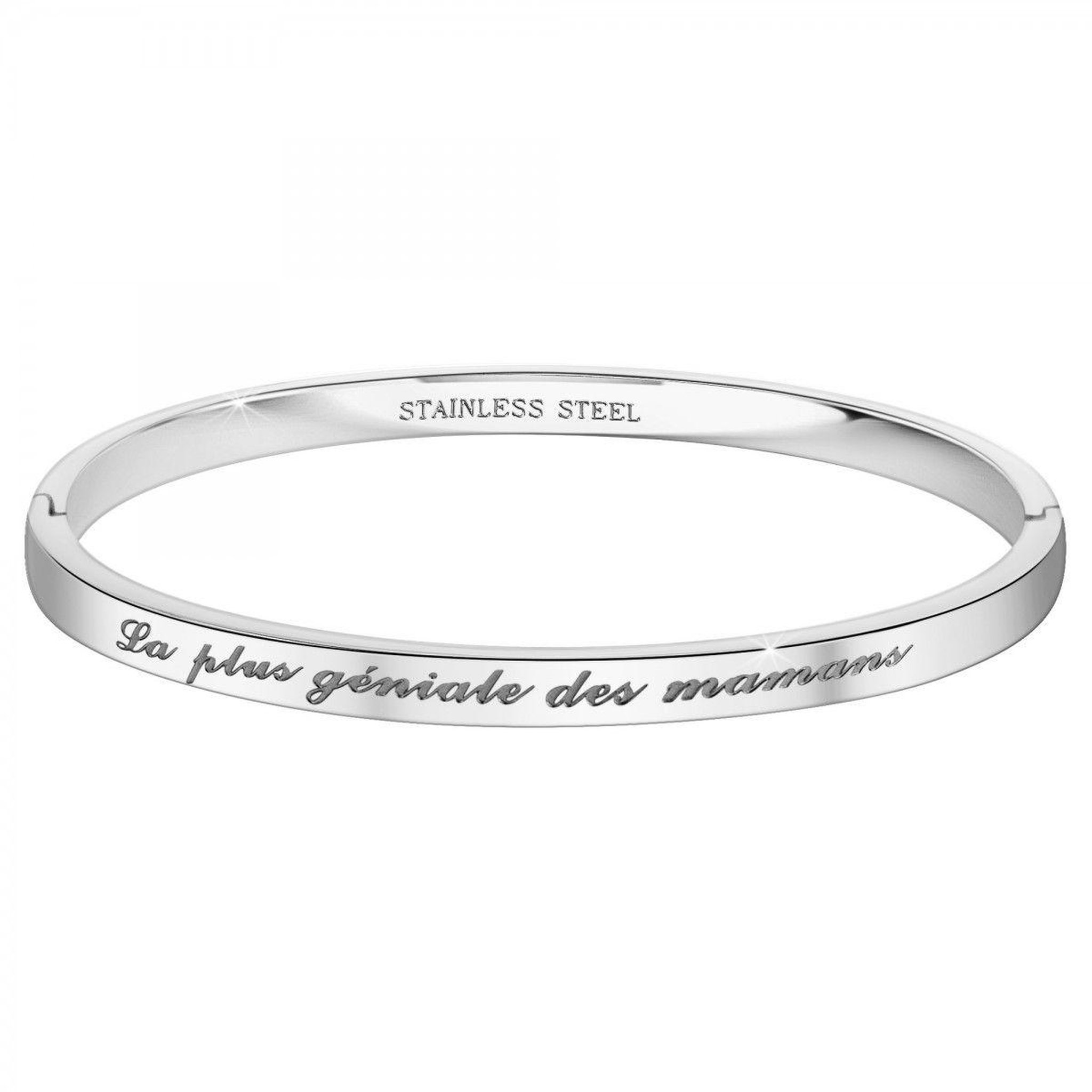 SC CRYSTAL La plus géniale des mamans - Bracelet SC Crystal en Acier Rhodié argenté