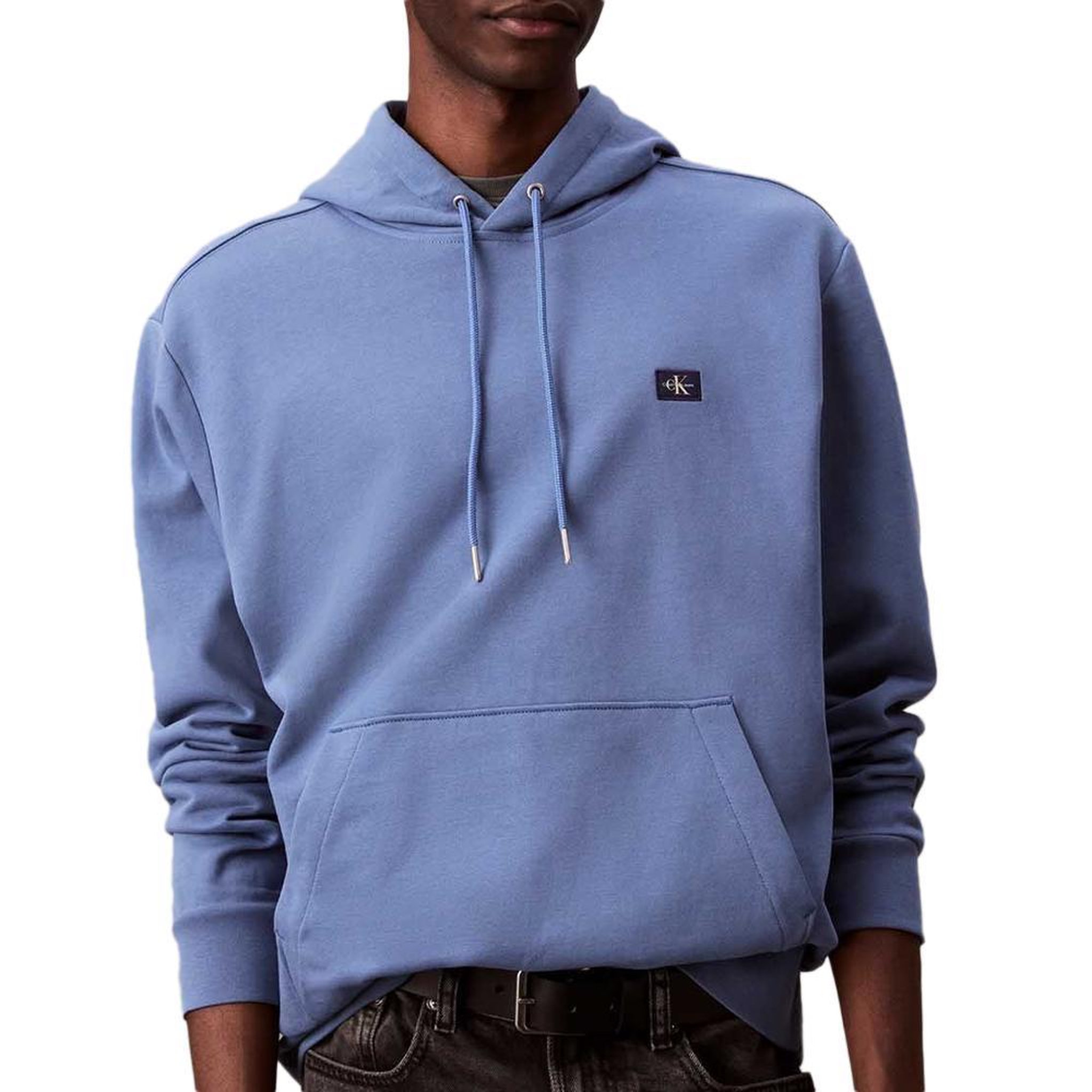 CALVIN KLEIN JEANS Sweat bleu homme calvin klein jeans badge. Coloris disponibles : Bleu
