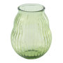 Voir la diapositive 1 : Paris Prix Photophore Design en Verre  Ligné  35cm Vert Clair