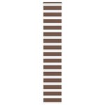 VIDAXL Store zebre marron 50x200 cm largeur du tissu 45,9 cm polyester