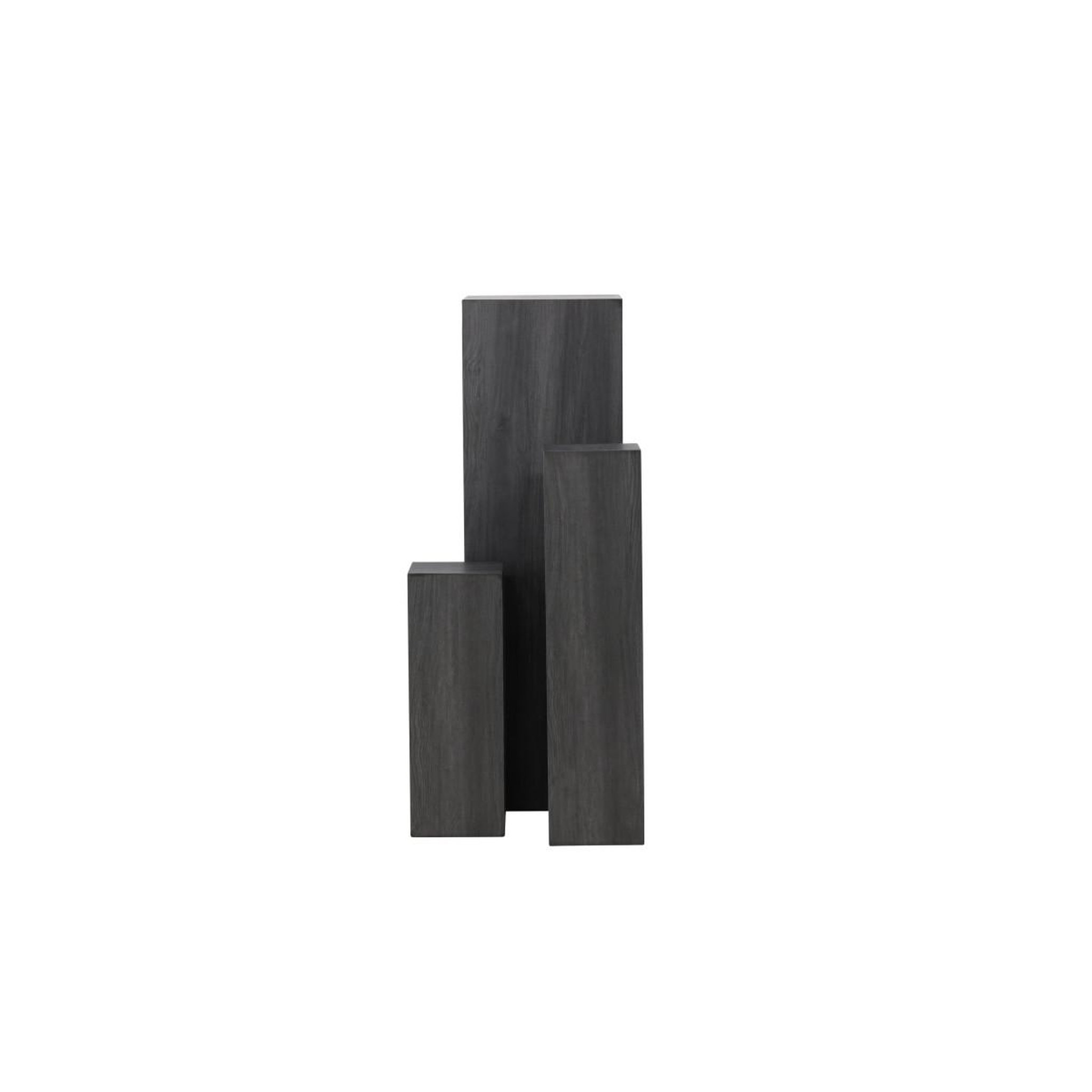 Voir la diapositive 2 : Paris Prix Lot de 3 Sellettes  Ramsvik  130cm Noir
