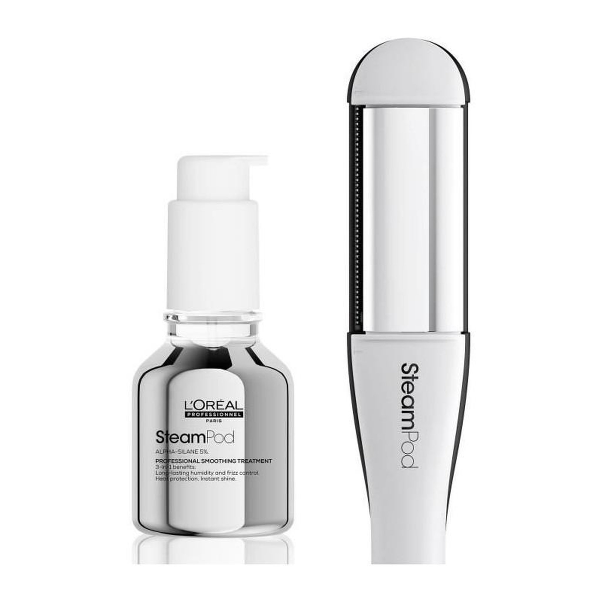 L'OREAL PROFESSIONNEL SteamPod 4 - Lisseur boucleur vapeur professionnel - L'OREAL PROFESSIONNEL - 3 Températures - Outil + Soin Lissant Concentré