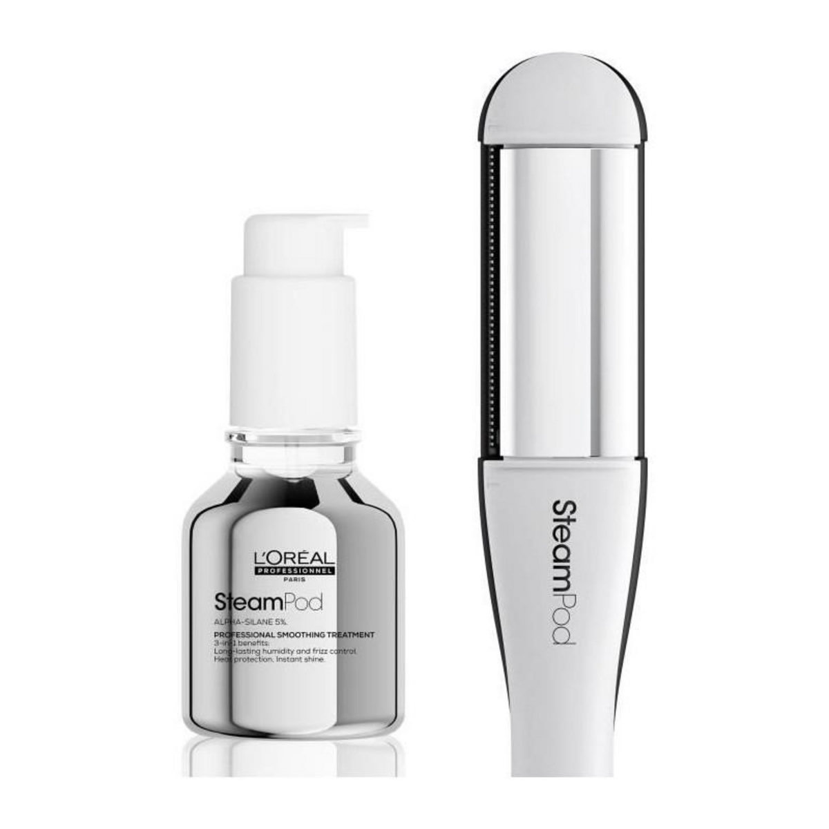 L'OREAL PROFESSIONNEL SteamPod 4 - Lisseur boucleur vapeur professionnel - L'OREAL PROFESSIONNEL - 3 Températures - Outil + Soin Lissant Concentré