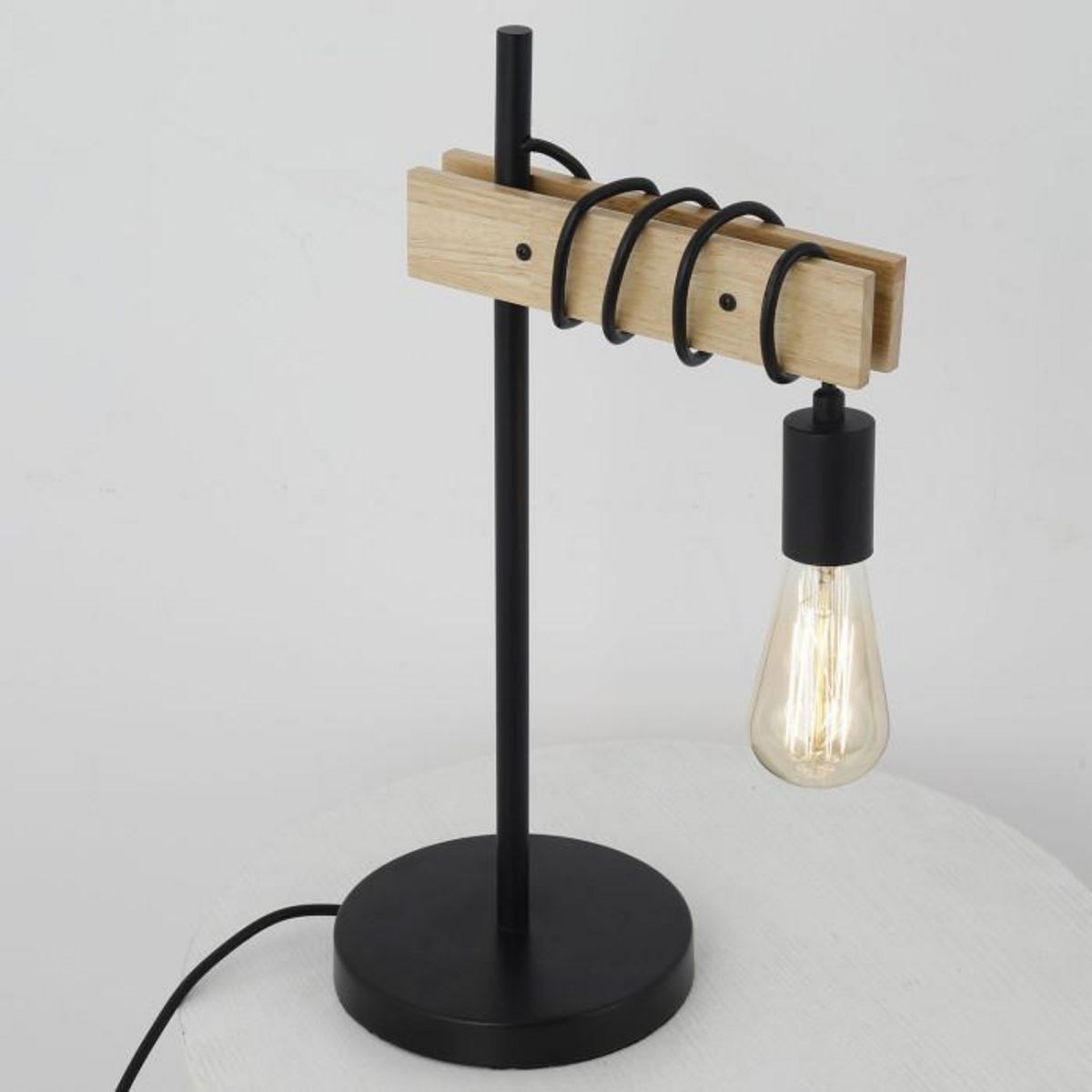 Paris Prix Lampe à Poser Design  Ryanha  48cm Noir