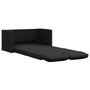 Voir la diapositive 2 : VIDAXL Canape-lit 2 en 1 noir 112x174x55 cm tissu