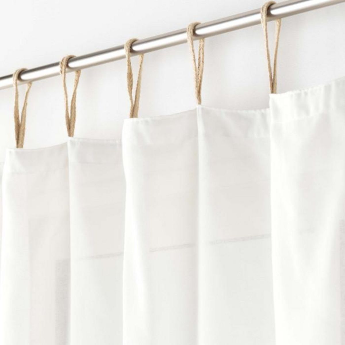 Paris Prix Rideau Voilage à Passants  Belani  140x240cm Blanc