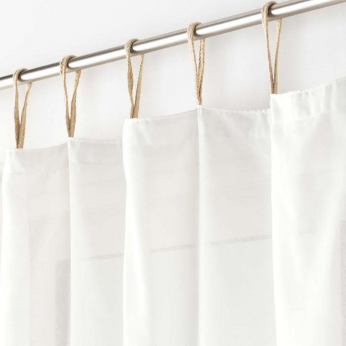 Paris Prix Rideau Voilage à Passants  Belani  140x240cm Blanc