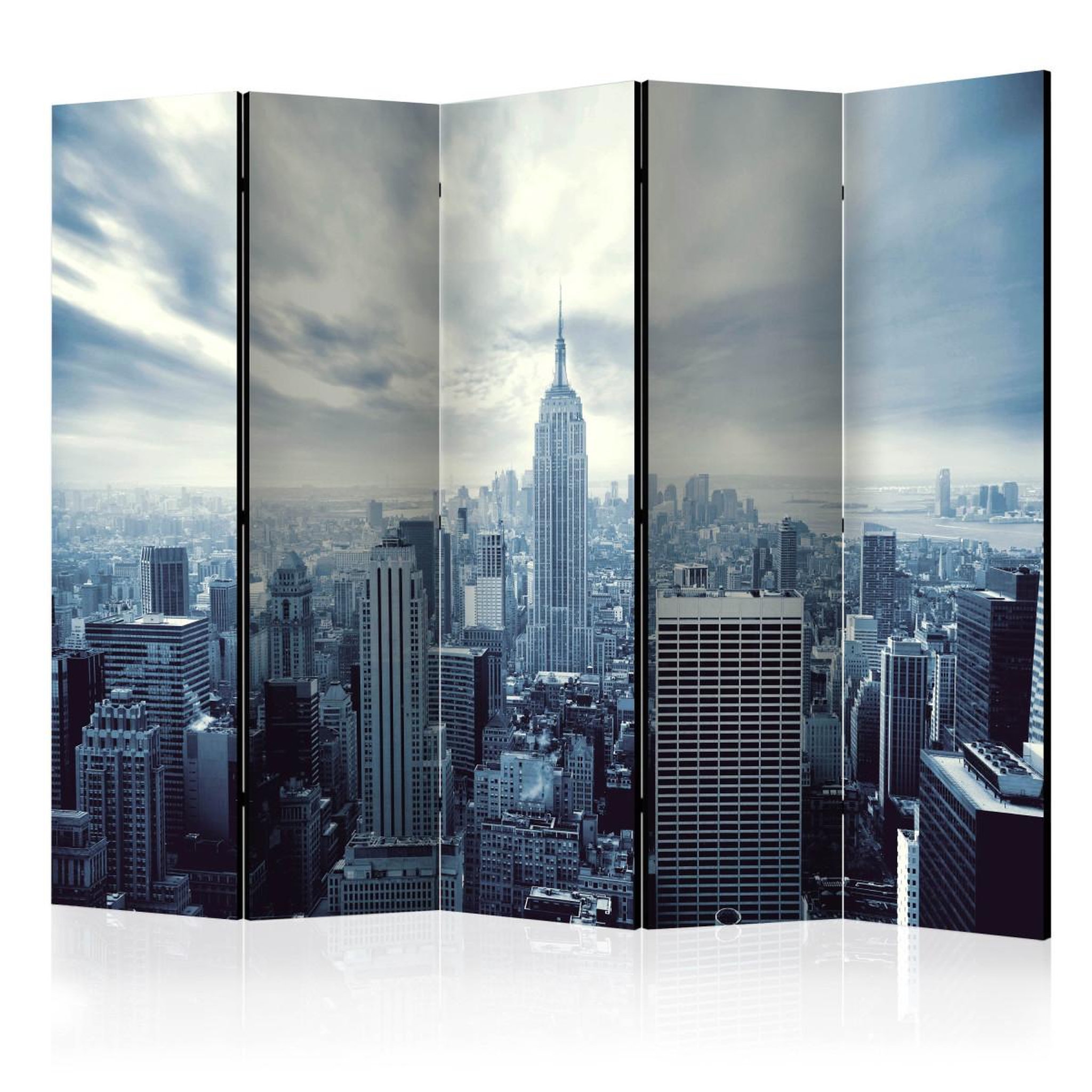 Paris Prix Paravent 5 volets  blue york  172x225cm