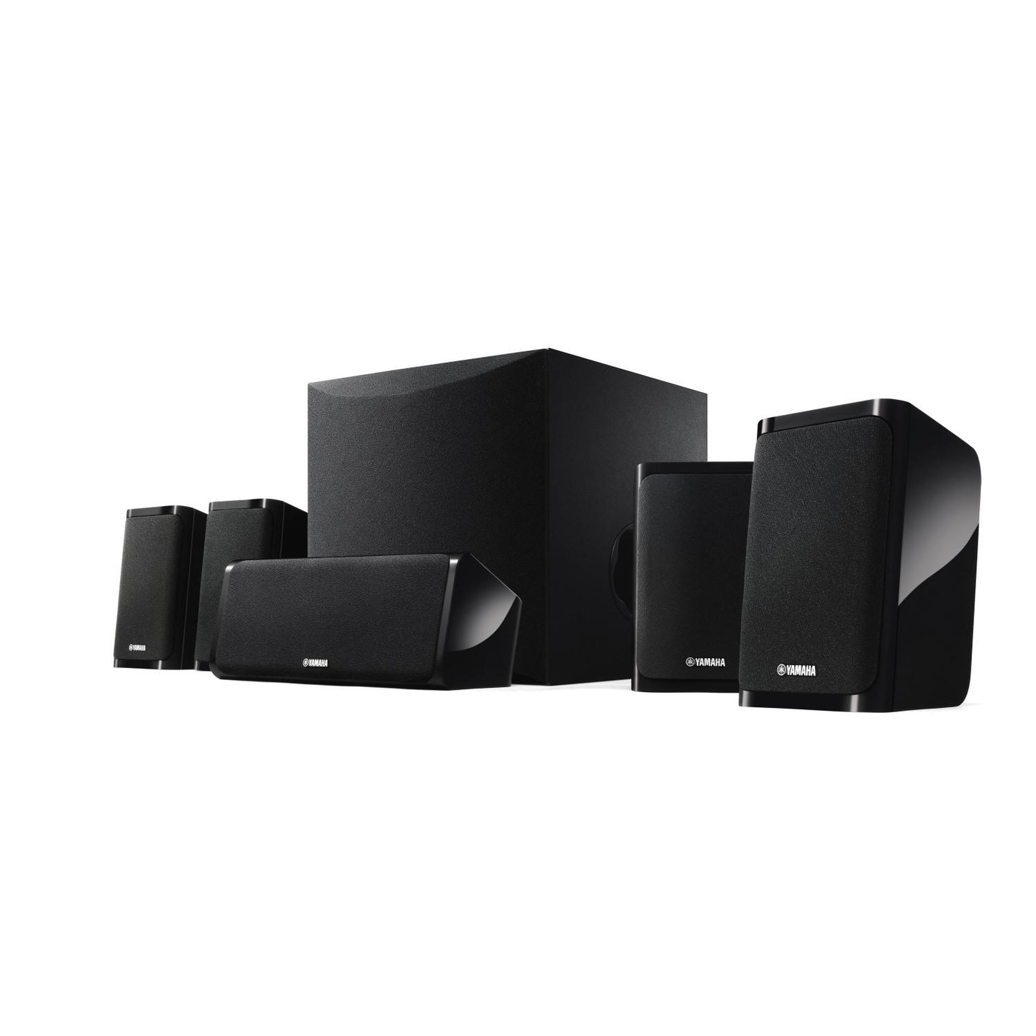 Voir la diapositive 3 : Yamaha Yamaha nsp41 set d'enceintes home cinéma noir 5.1 canaux 2-voies 100 w