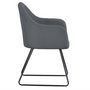 Voir la diapositive 3 : Paris Prix Fauteuil Design  Blida  87cm Gris & Noir