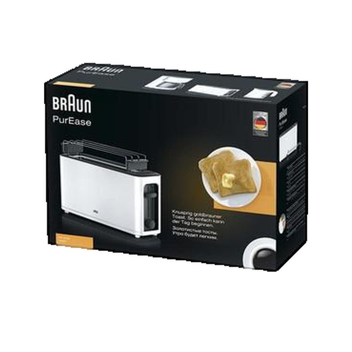 BRAUN Grille pain Braun HT 3110 WH blanc