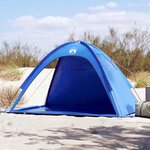 VIDAXL Tente de plage bleu azure impermeable