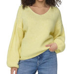 JACQUELINE DE YONG Pull Jaune Femme JDY Dinea. Coloris disponibles : Jaune