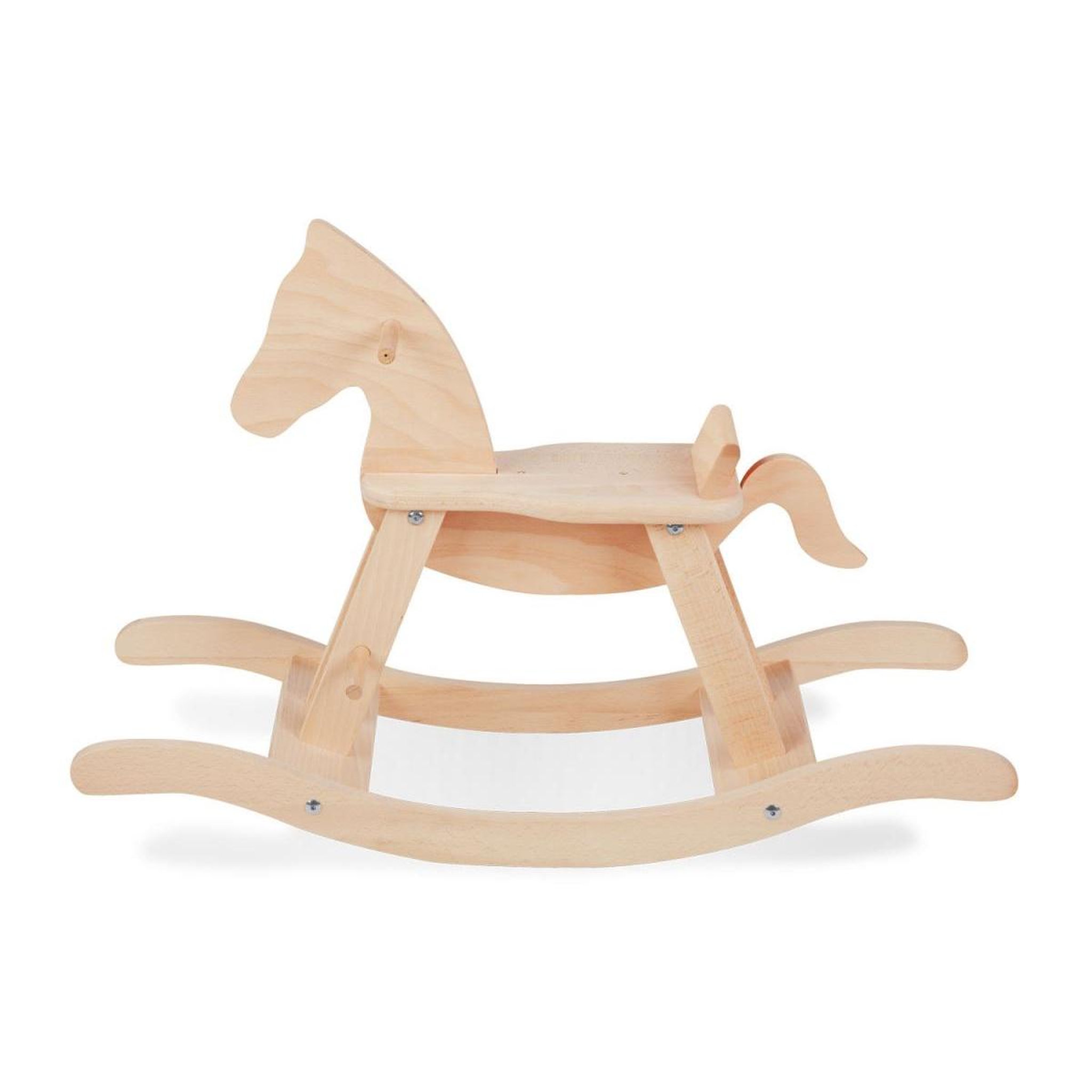 Voir la diapositive 2 : Pinolino Cheval à bascule en bois Nature