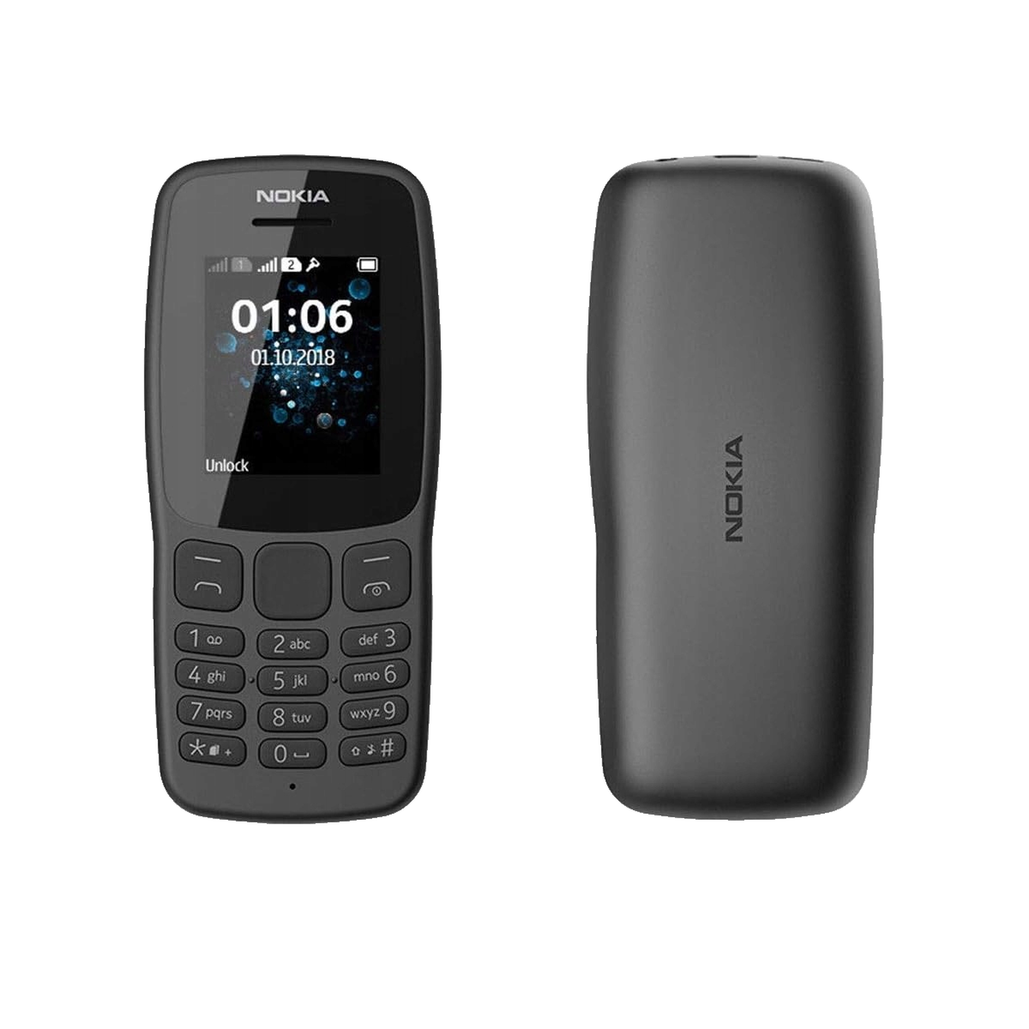 Voir la diapositive 3 : NOKIA smartphone 106 dual sim noir