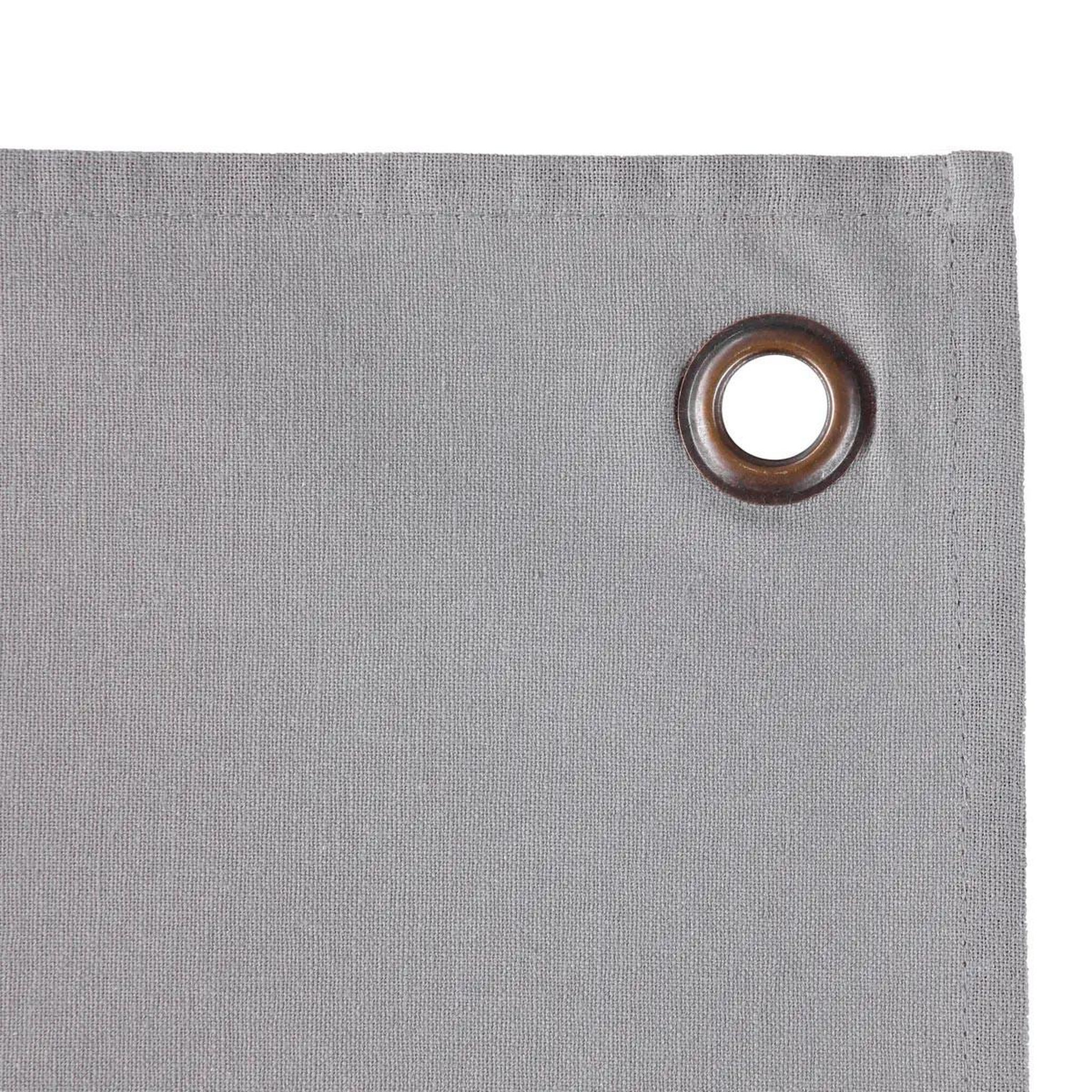 Voir la diapositive 3 : ATMOSPHERA Lot de 2 torchons de cuisine  coton  70cm gris clair