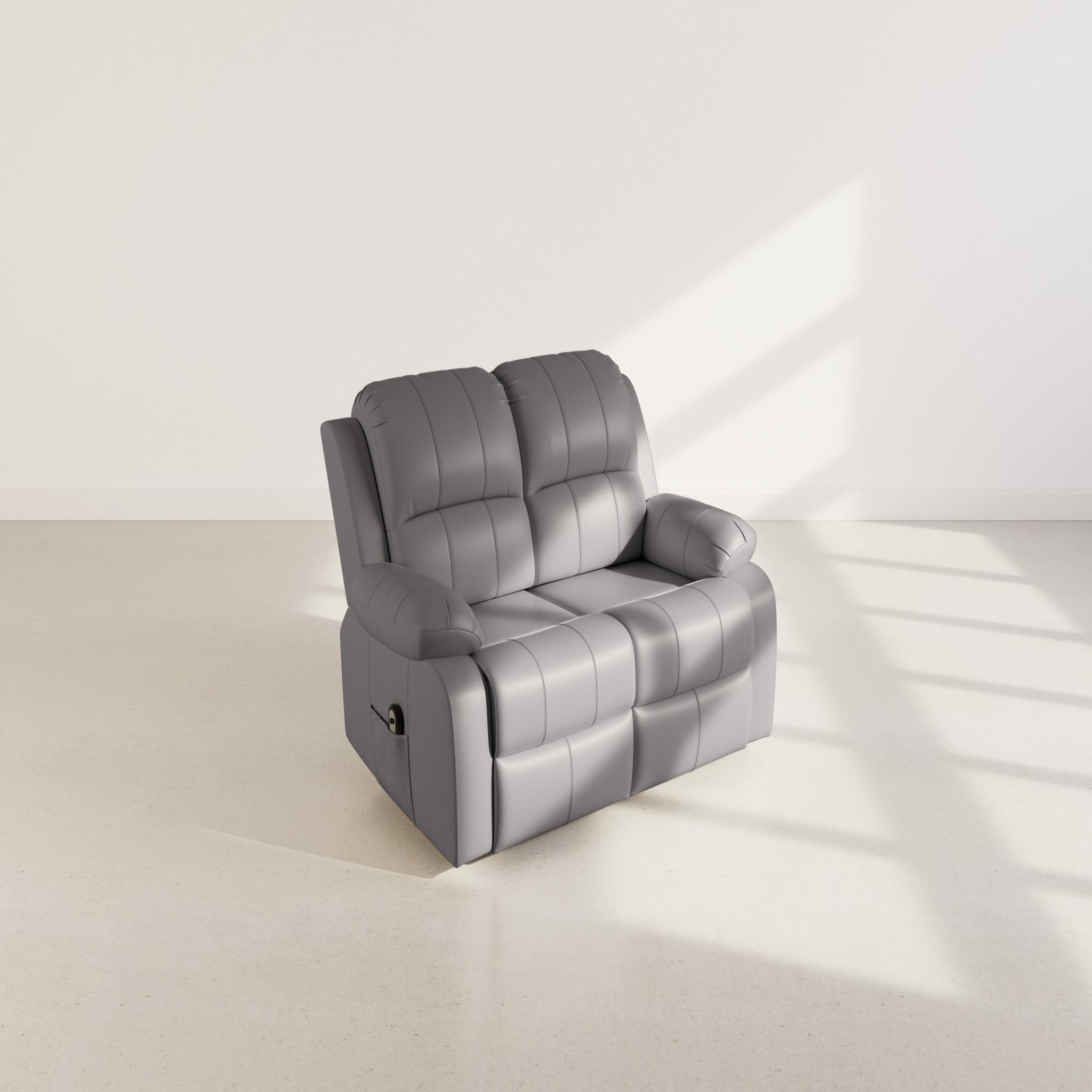 Voir la diapositive 5 : BEST MOBILIER Armand - canapé 2 places relax électrique en simili