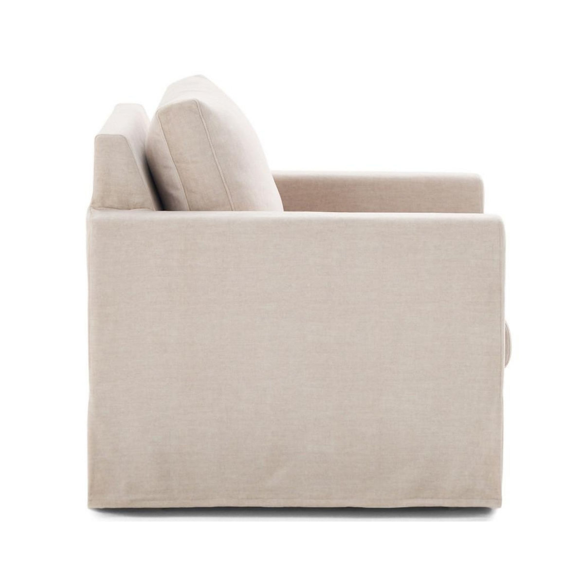 LISA DESIGN Serena - fauteuil déhoussable en velours