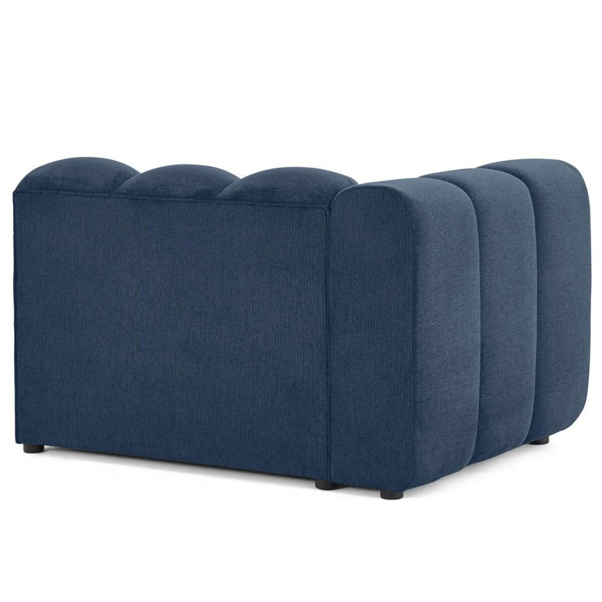 LISA DESIGN Debbie - module d'assise gauche en tissu texturé