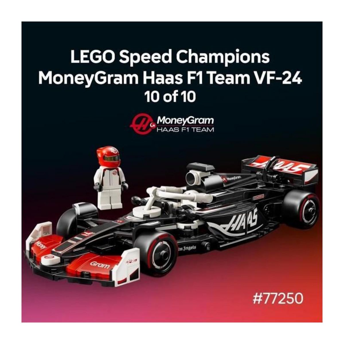 LEGO LEGO Lot de 10 écuries Formula 1 Speed Champions - Jeu de construction avec véhicule de course + 1 minifigurine collector