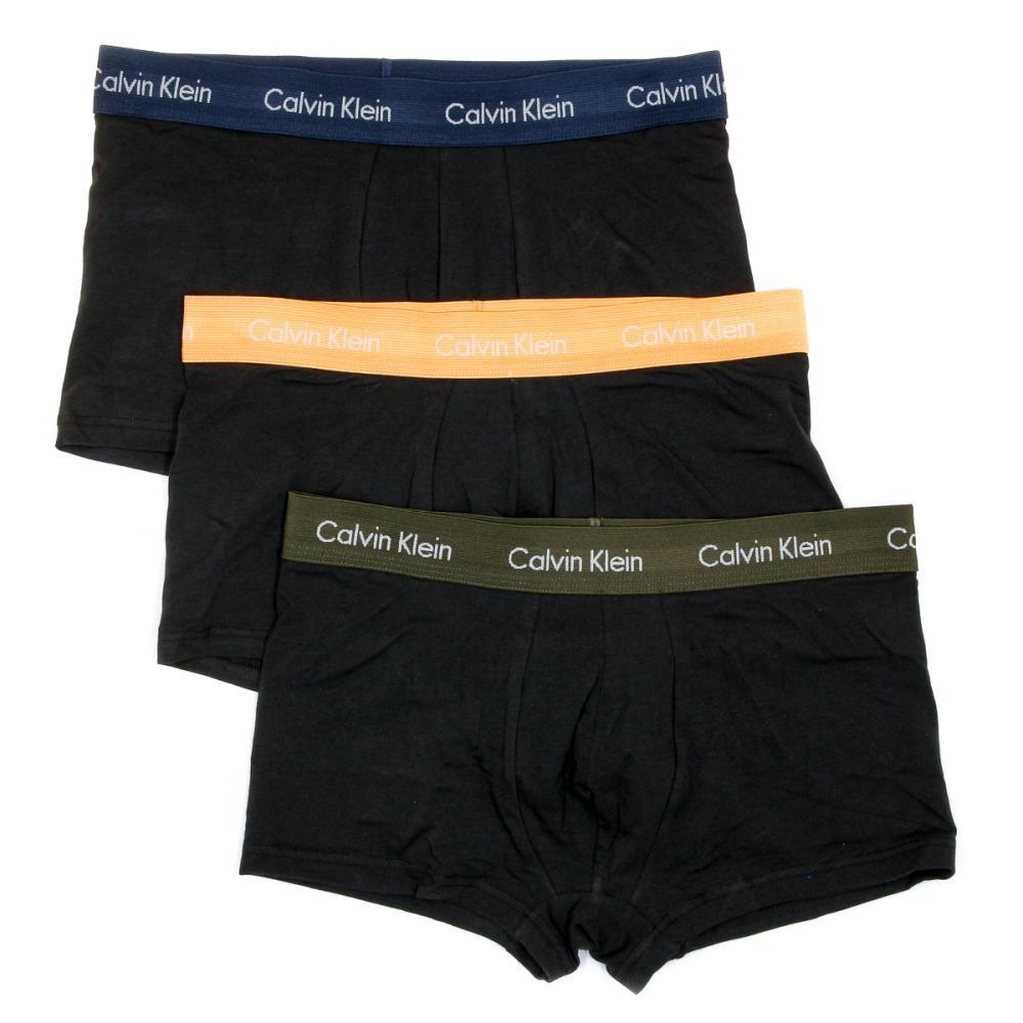 Voir la diapositive 1 : CALVIN KLEIN JEANS x3 Boxers s Homme Calvin Klein Low Rise Trunk
