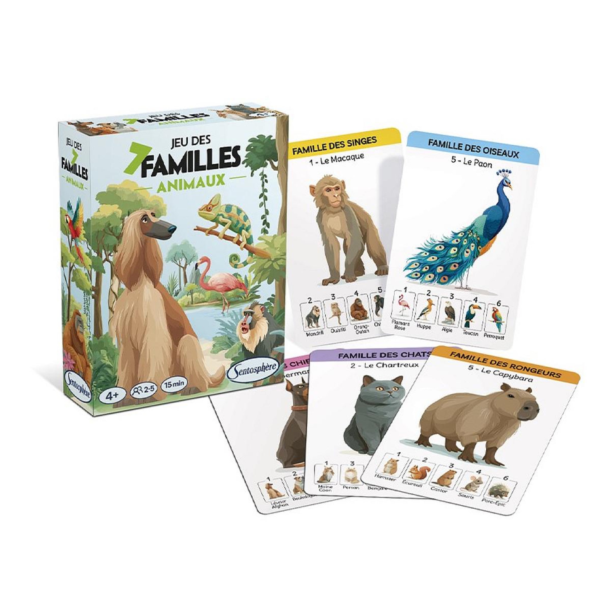 Voir la diapositive 2 : Sentosphere Jeux des 7 familles - Animaux