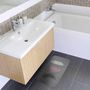 Voir la diapositive 3 : Paris Prix Tapis de Bain Imprimé  Penelope  45x75cm Gris