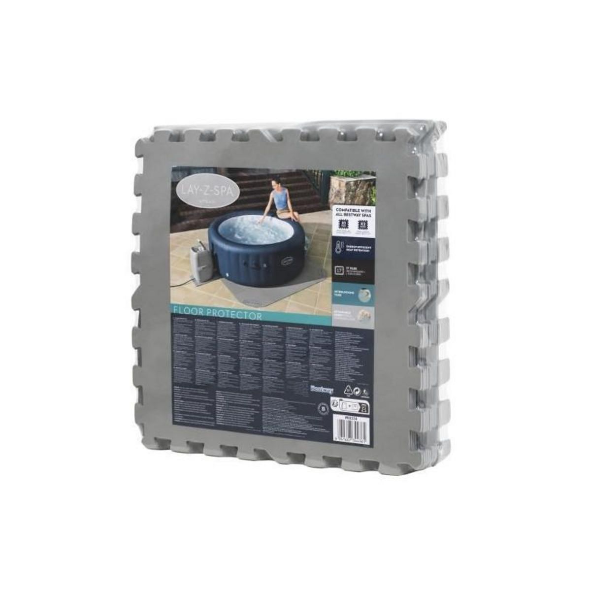 BESTWAY Tapis de sol pour spa gonflable Lay-Z-Spa carré ou rond - Bestway