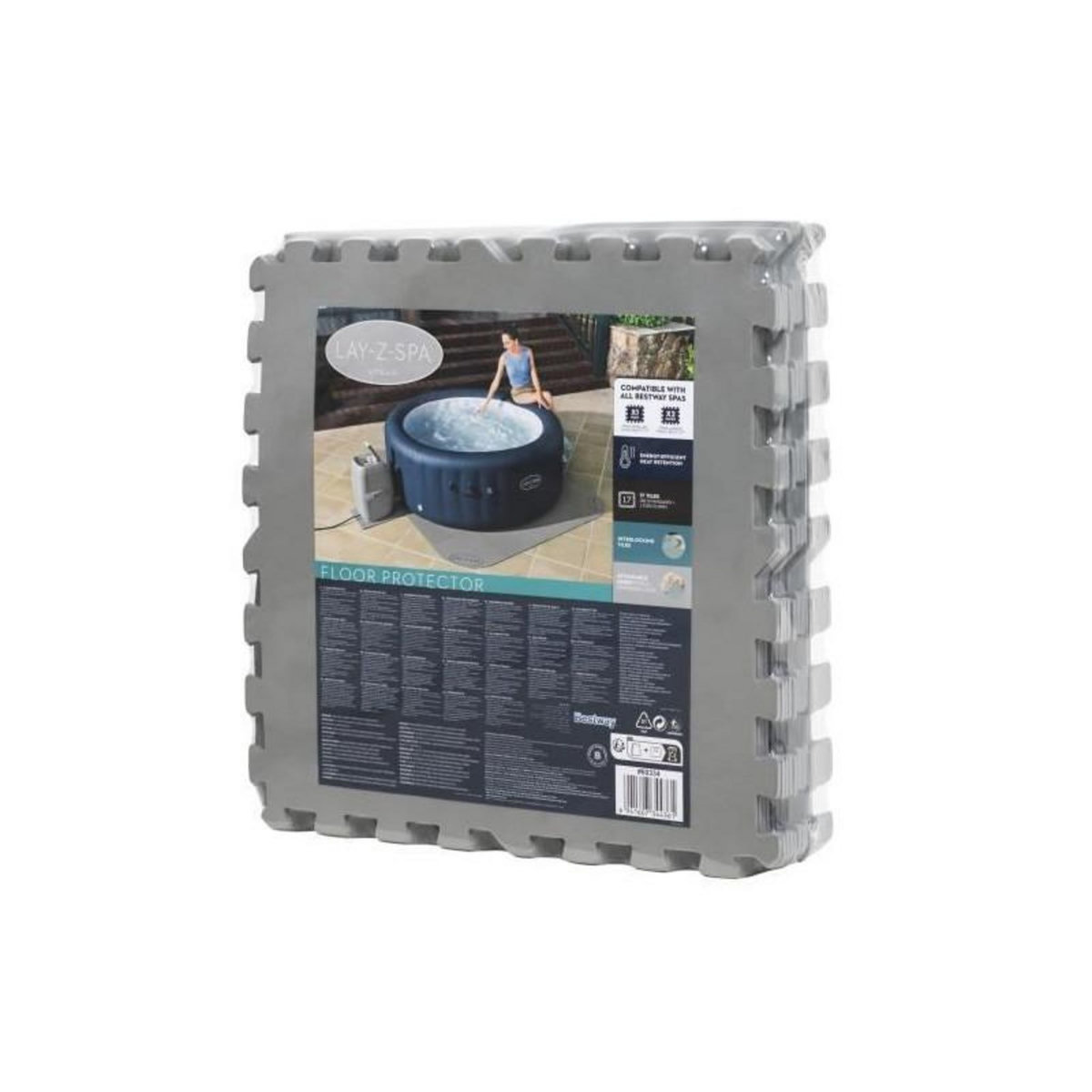 BESTWAY Tapis de sol pour spa gonflable Lay-Z-Spa carré ou rond - Bestway